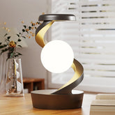 Rotating moon desk lamp